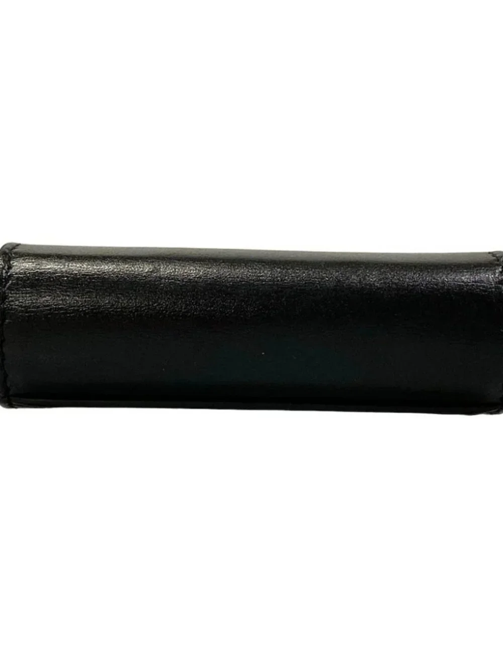 JIL SANDER TANGLE PHONE CASE Black Leather Shoulder Bag